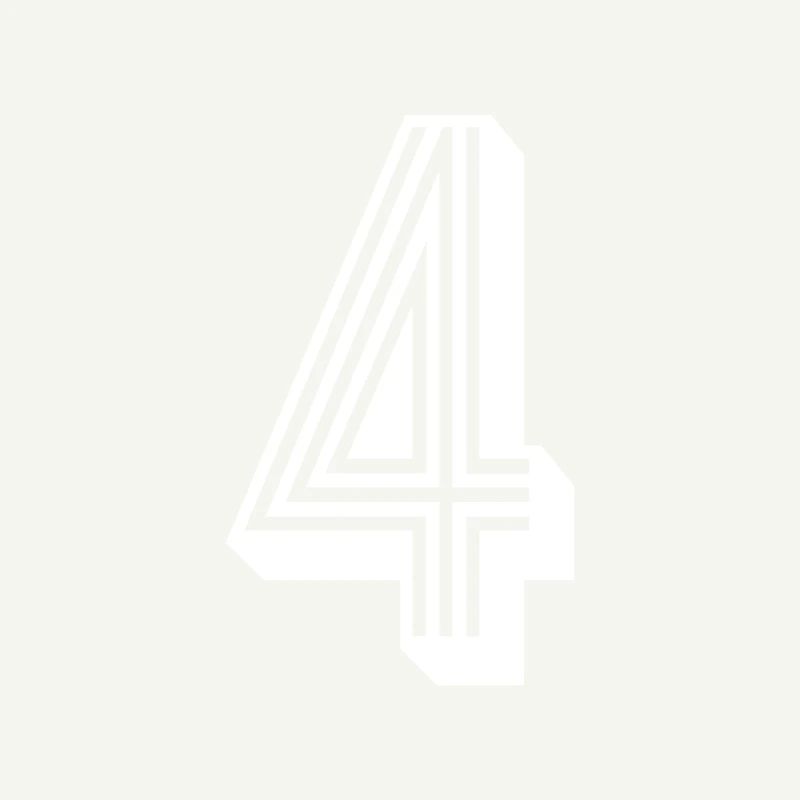 4 ans numéro maillot 4