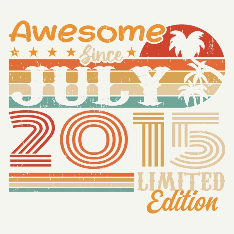 Juli 2015 Juli Geburtstagsgeschenk Juli 2015
