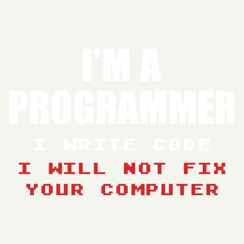 Programmierer Geek Computer Programmierung Coder L