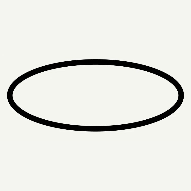 Oval Kreis Symbole