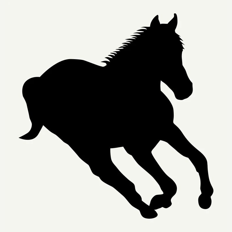 Rennendes Pferd - Wildpferd