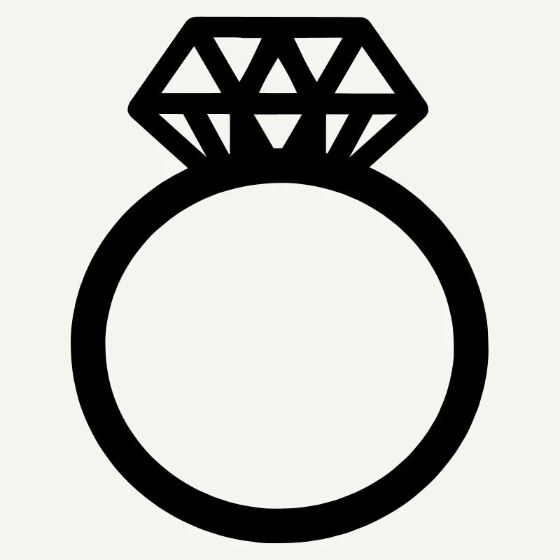 Engagement ring diamond ring wedding ring motif clipart