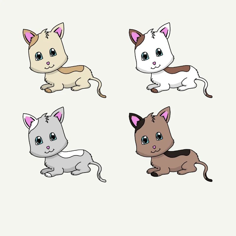 Chats 4 fois