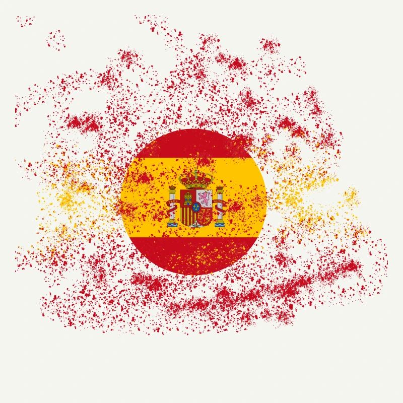 Espagne Coupe du Monde Drapeau Couleurs Épingles