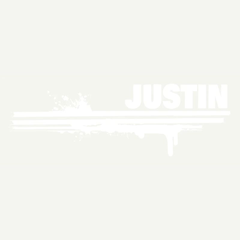 Justin als Farbklecks