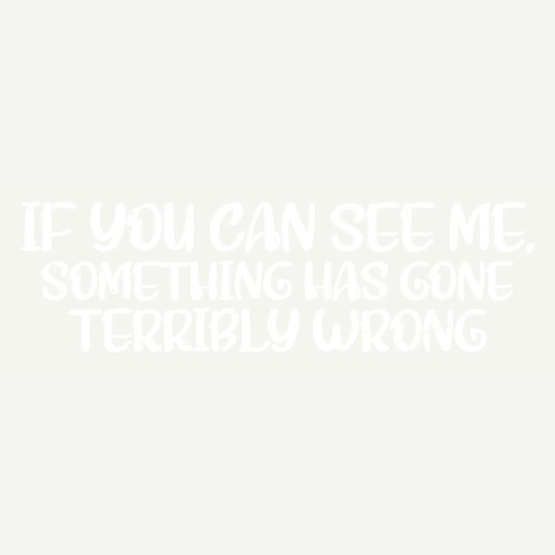 If You Can See Me, Something Has Gone Wrong 4