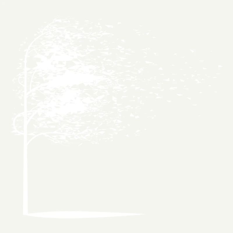 Tree leaves autumn white gift