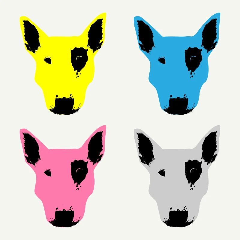 Pitbull Bullterrier CMYK