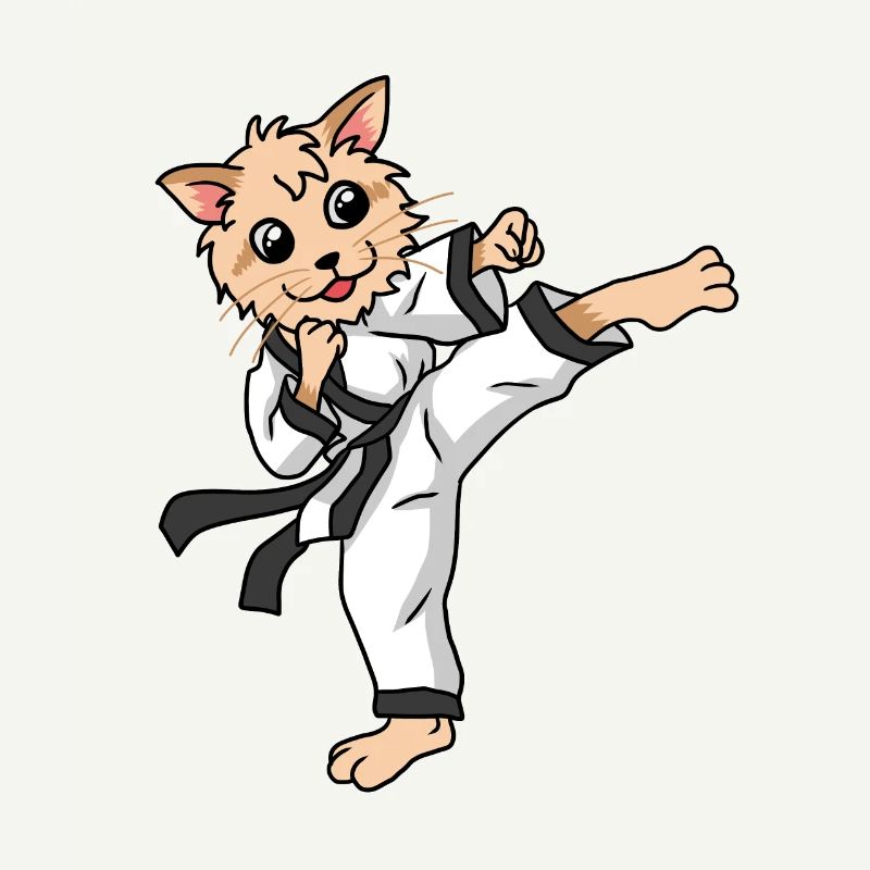 Karate Katze