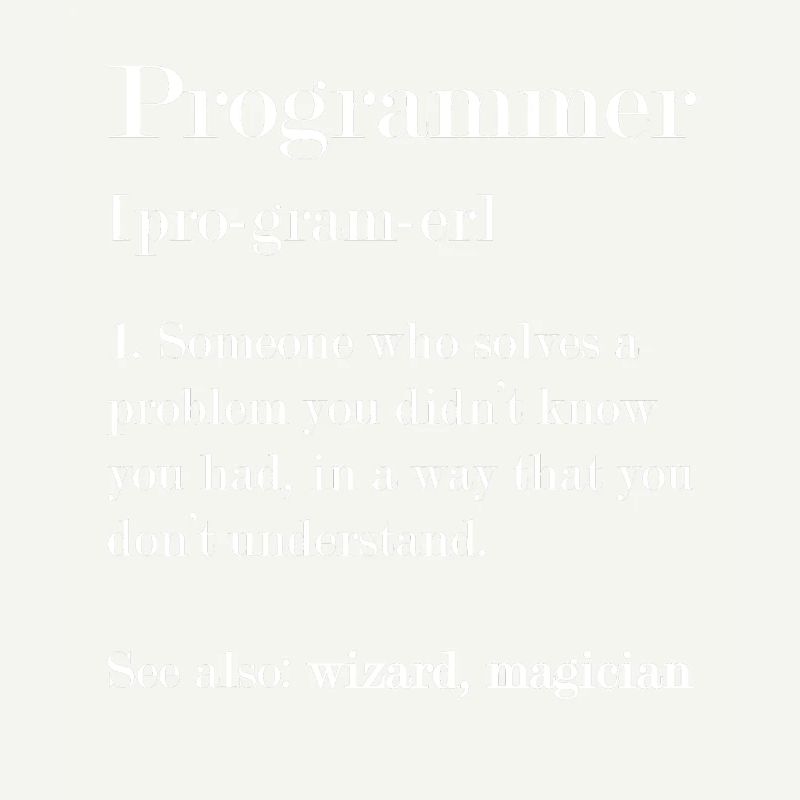 Programmierer Definition