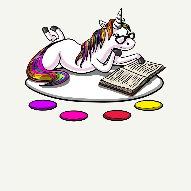 Magisches Einhorn Buch lesen Nerd