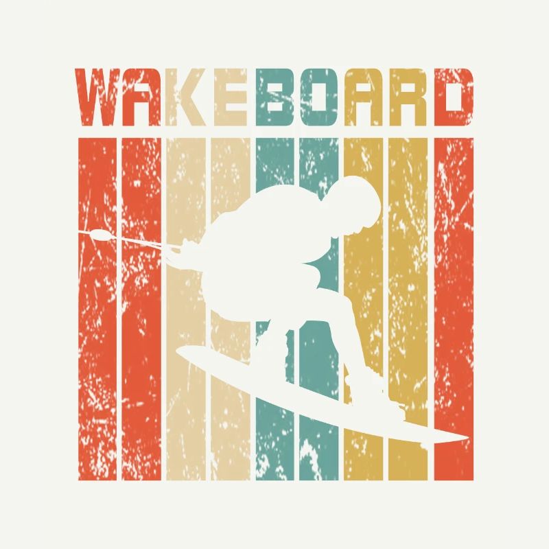 Wakeboard Retro Geschenk