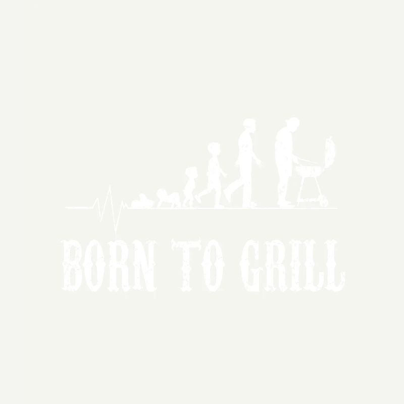 Baby Kind Evolution Grillen Geburt Herz Geschenk