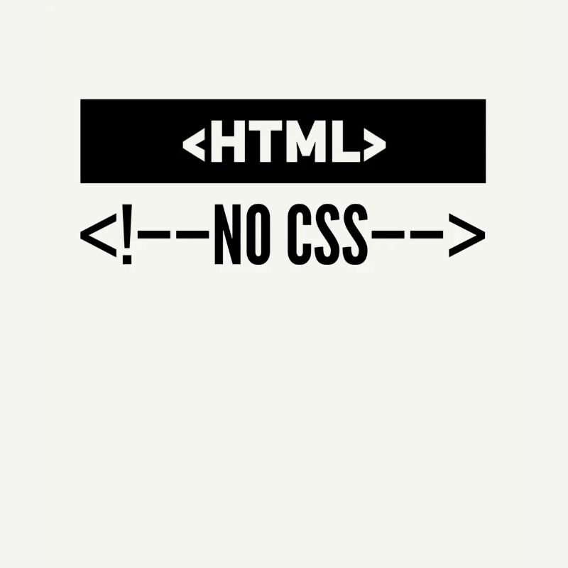 HTML Pas de CSS