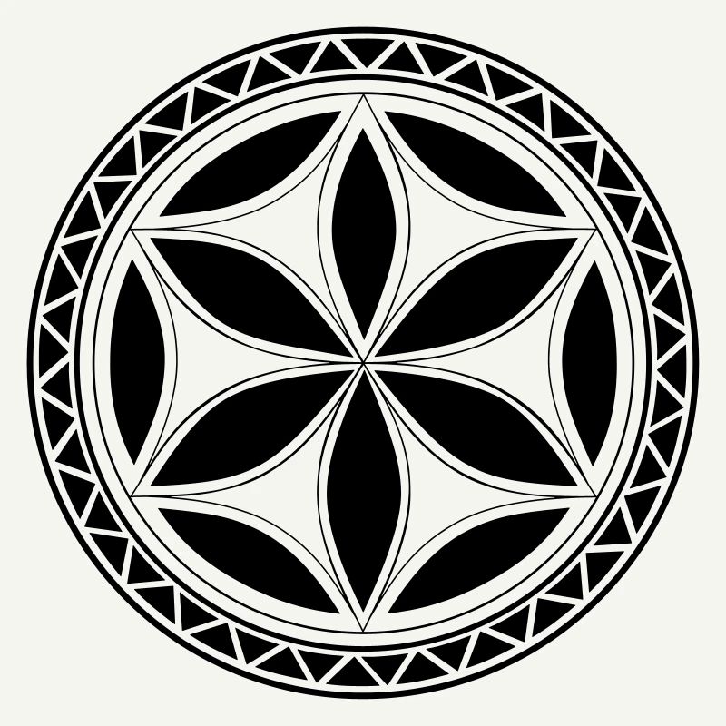 Classic highlander rosette