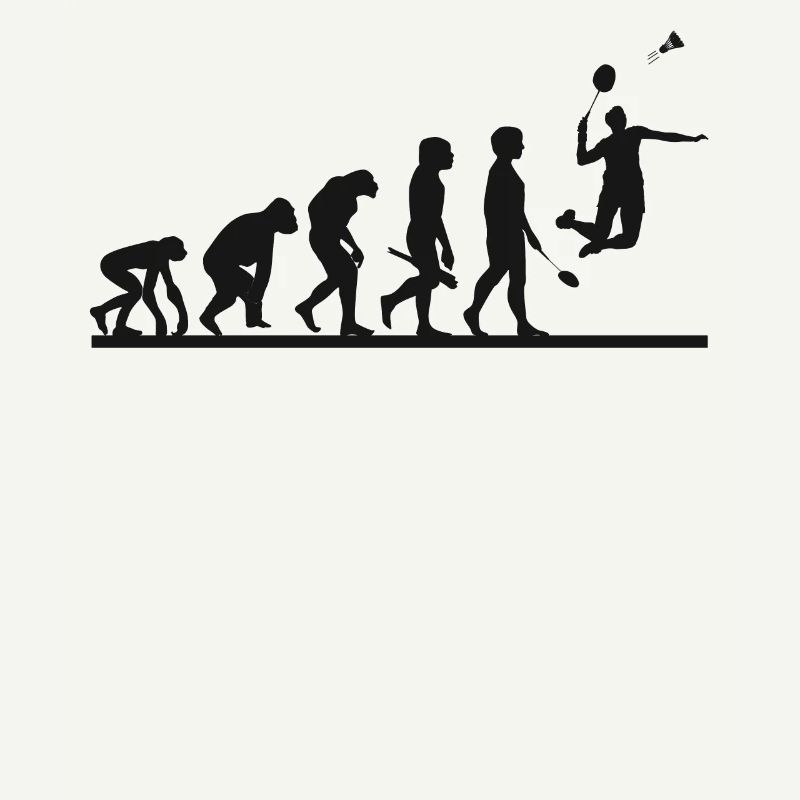 Badminton Badmintonspieler Evolution