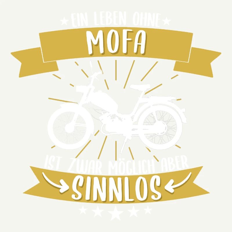 Mofa Moped Roller Motorrad Spruch Geschenk