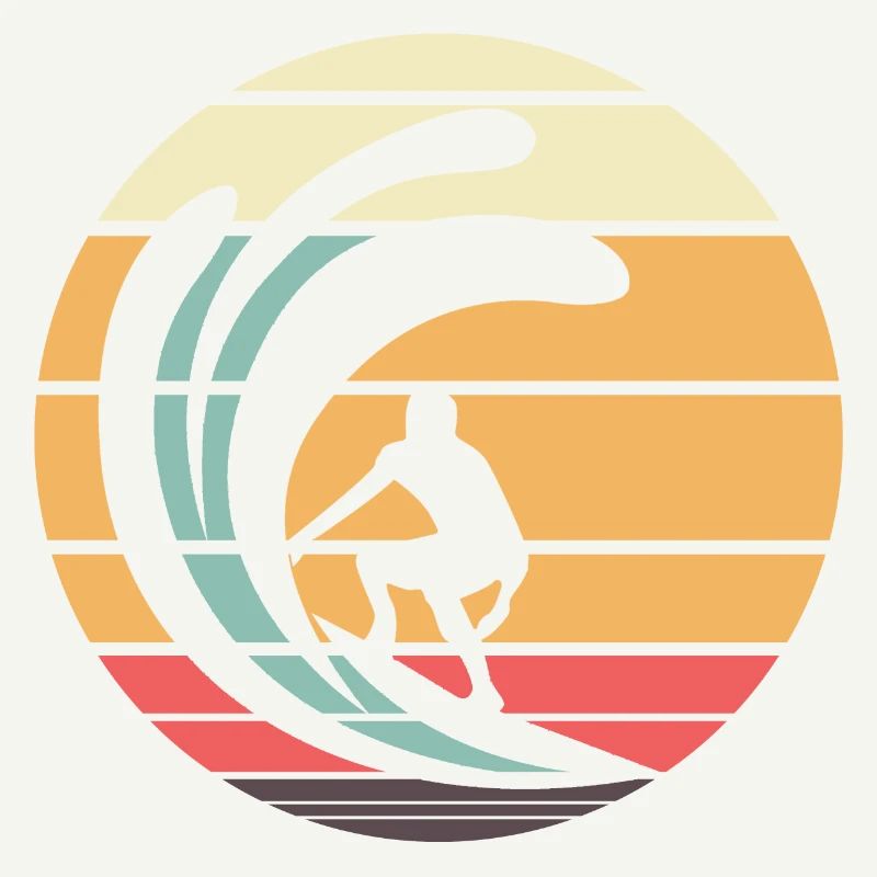 Surfeur rétro