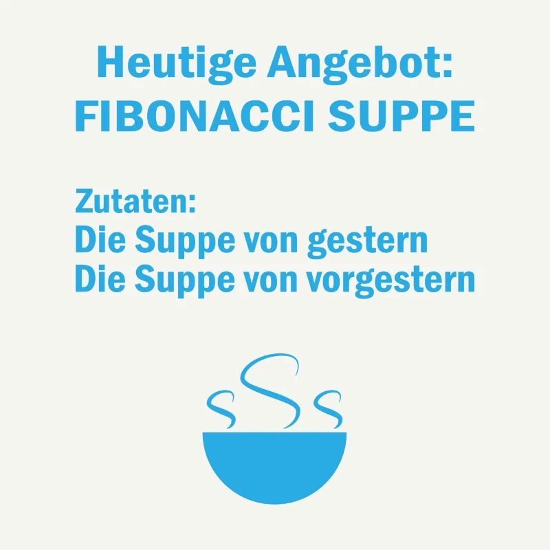 Mathe Spruch Suppe Schule Student Geschenk