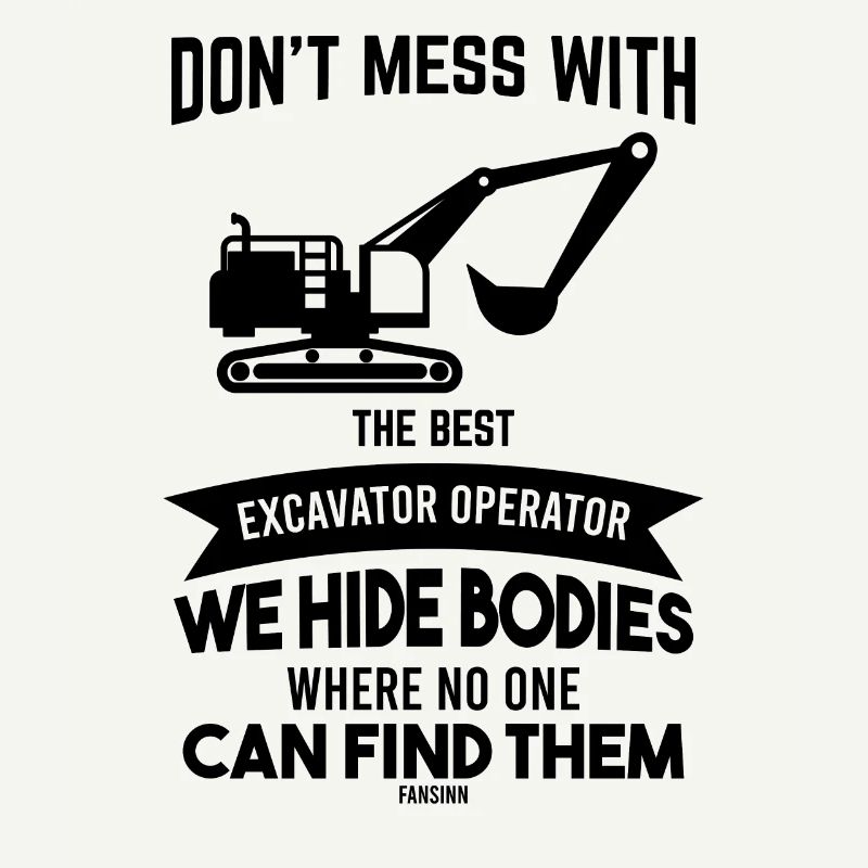 Excavator operator