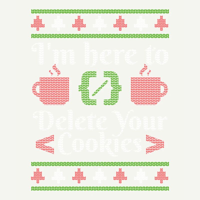 Ugly Christmas Informatic Cookies Programmeur
