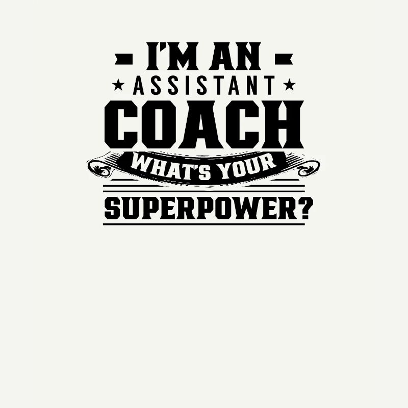 Ich bin ein Assistenztrainer Job Trainerassistent