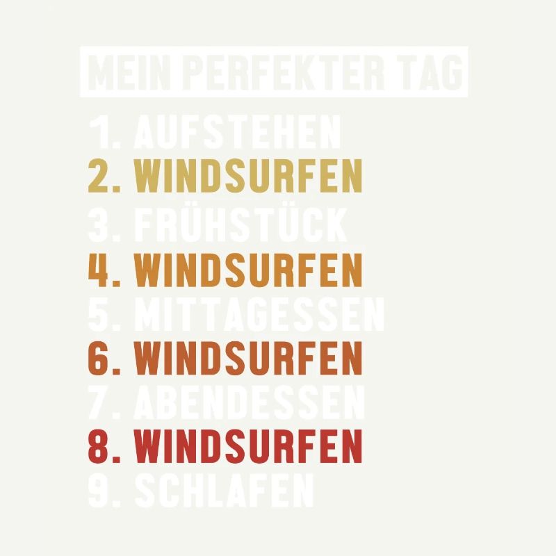 Windsurfen Perfekter Tag Sailboarding Surfer