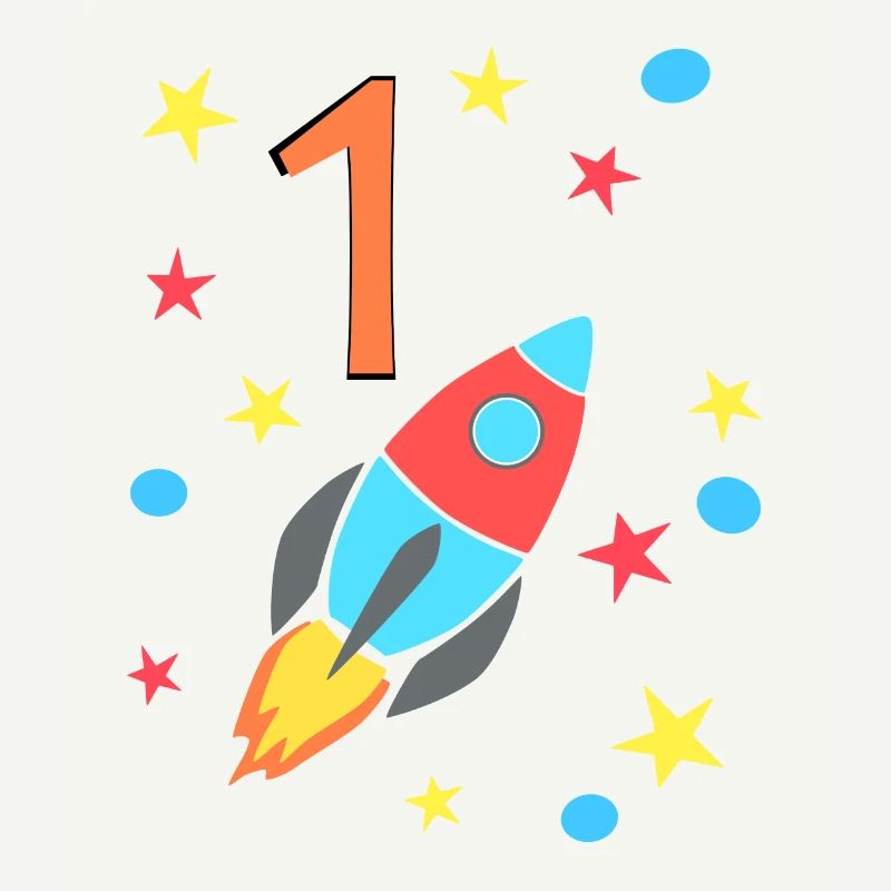Birthday Rocket 1