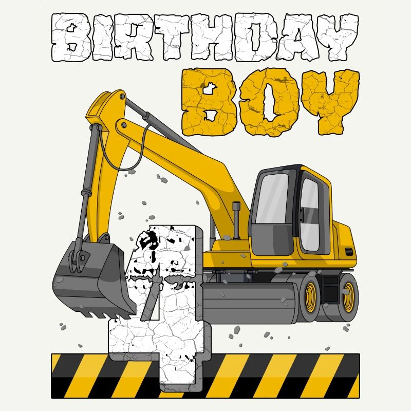 Geburtstag Jungs vierter Geburtstag 4.