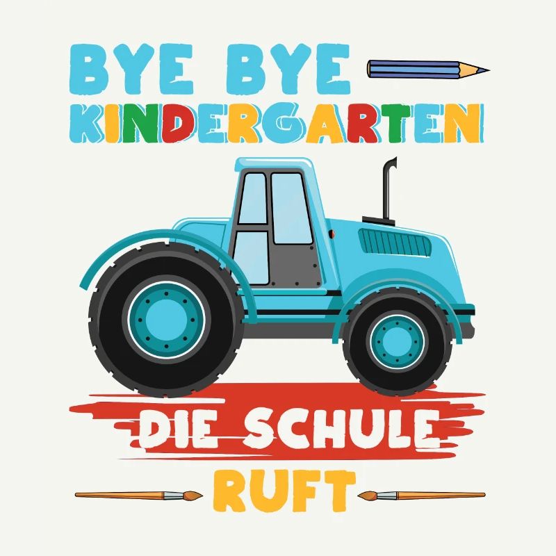 Kinder Kindergarten Die Schule Ruft Einschulung