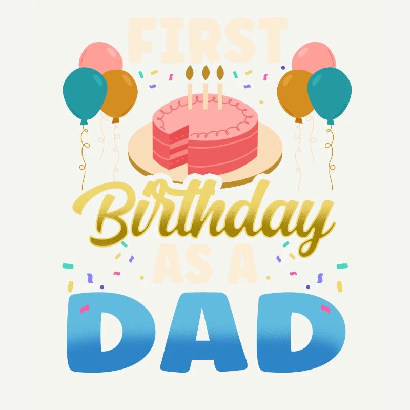 Erster Geburtstag Als Papa Papi Vater Party