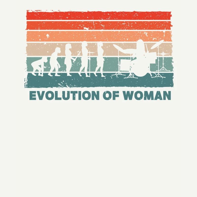 Retro Schlagzeuger Evolution Batteur