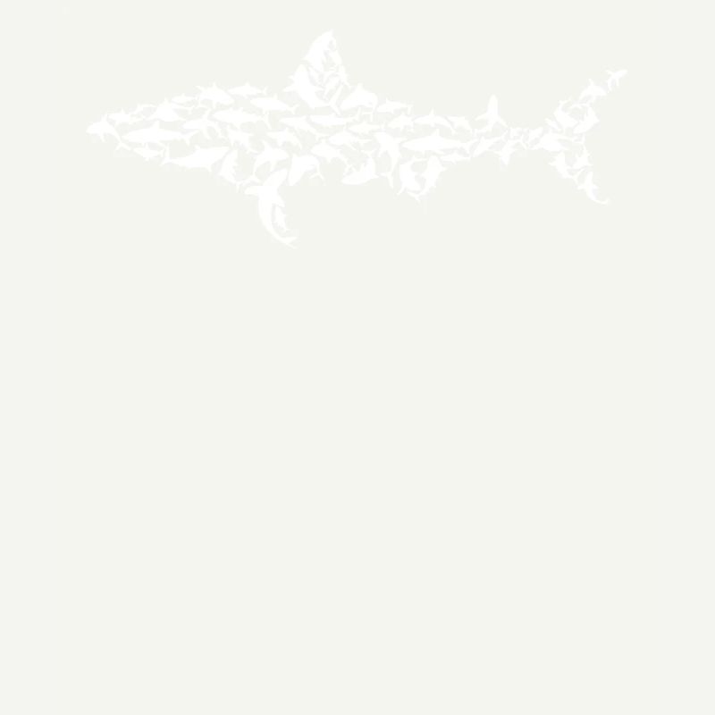 Grand poisson de requin blanc Silhouette Requin blanc
