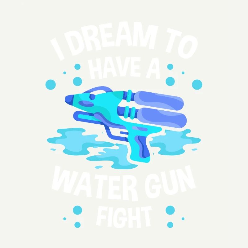 Je rêve d’utiliser un pistolet à eau contre un