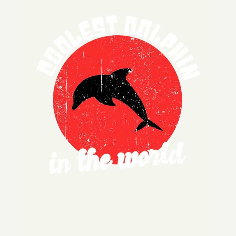 Cooler Delfin Spruch
