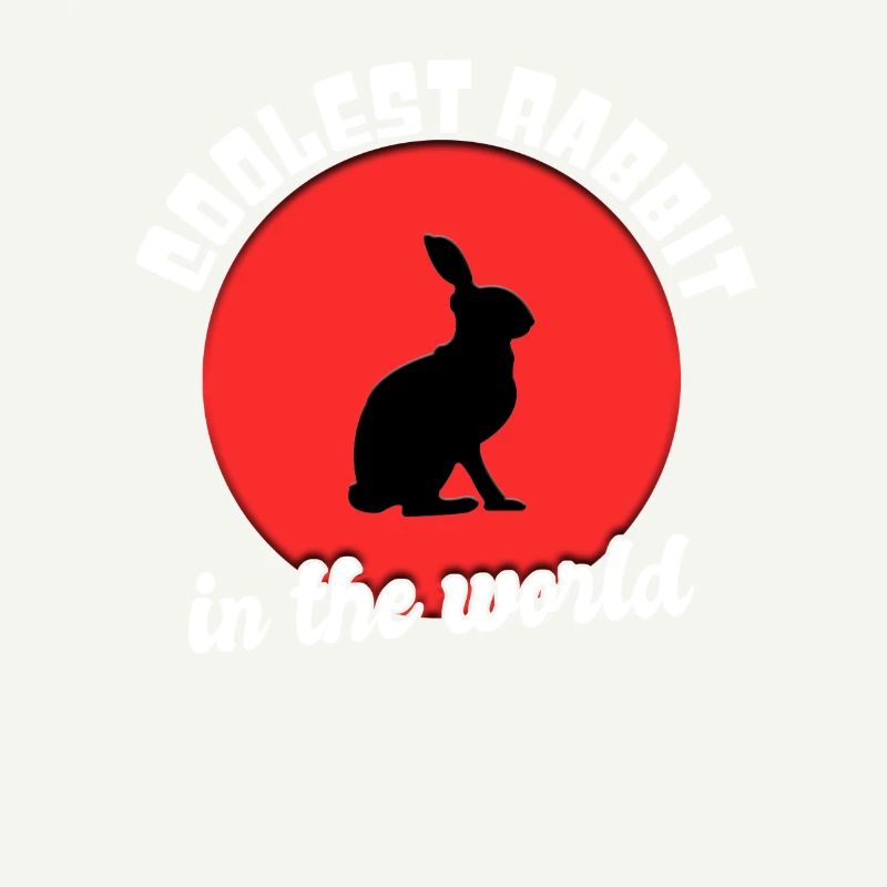 Cooler Hase Spruch