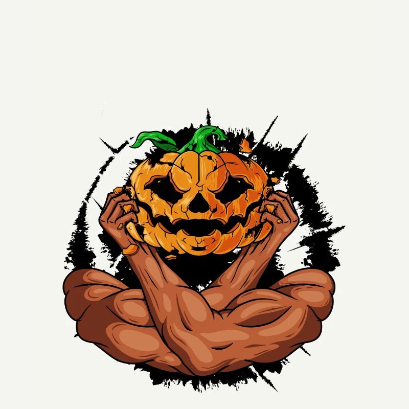 Halloween mit Arme