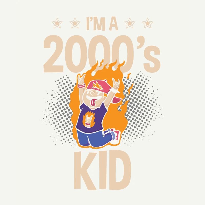 Ich Bin Ein 2000er Kid Decade 2000 Era Millenium