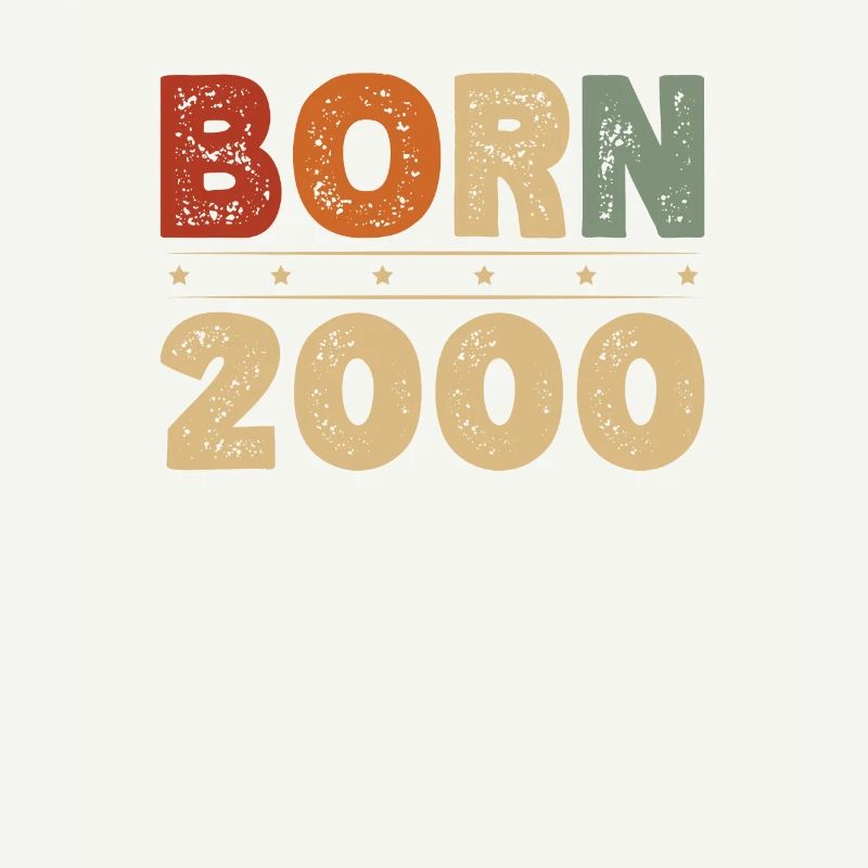 Geboren 2000 Dekade 2000 Ära Millenium Vintage