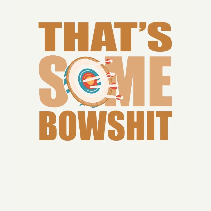 This is a Bowshit Sport Archery Archer Bow Arrow