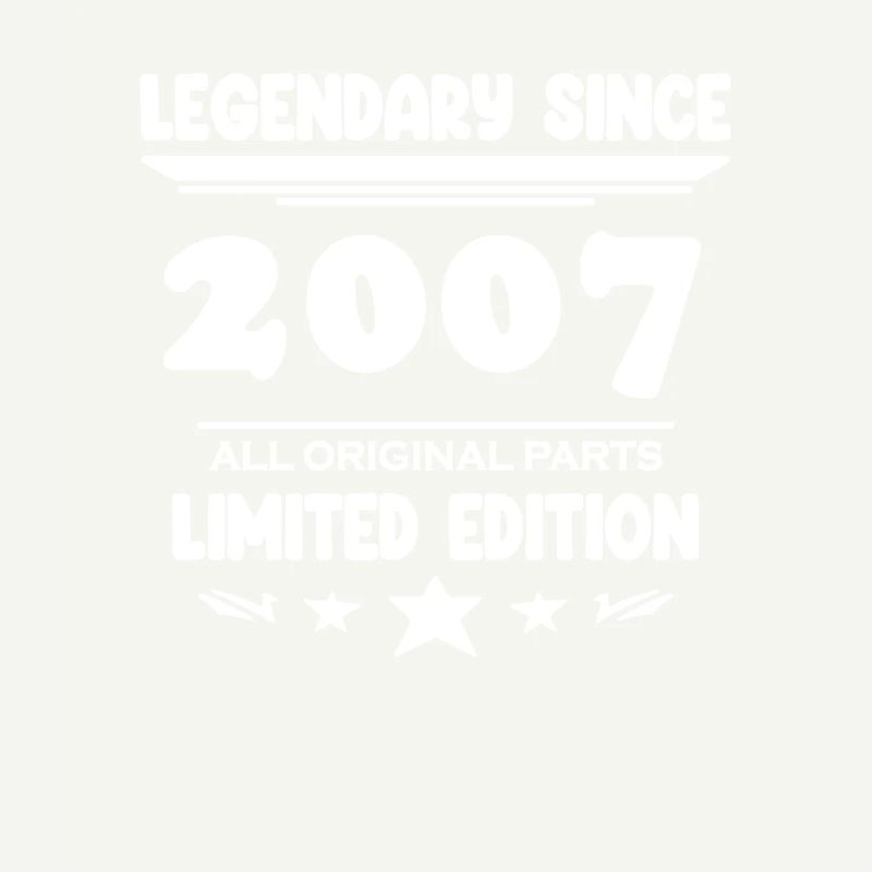 2007 - Année de construction 2007 - Millésime 2007