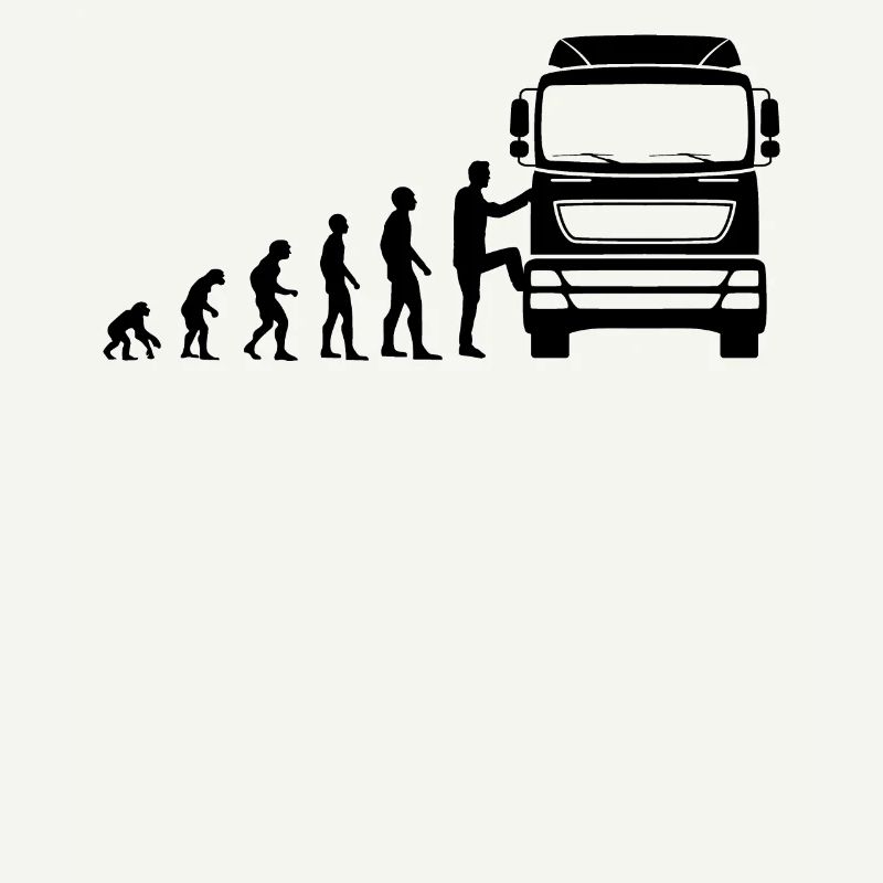 Chauffeur de camion longue distance Funny Evolution Cadeau