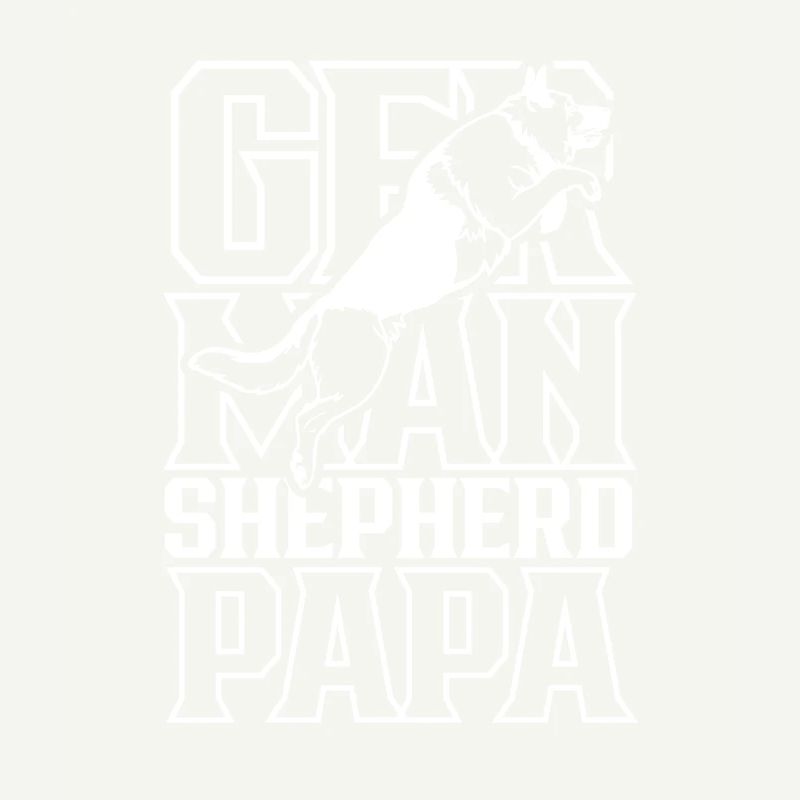 German Shepherd Dad Boy Type Cute Pet