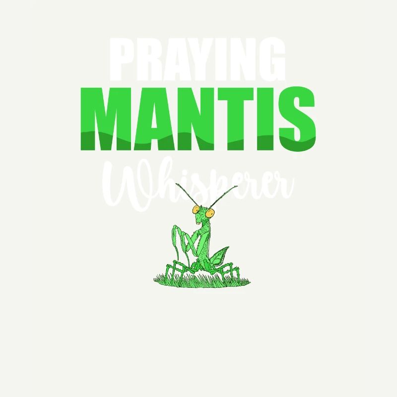 Insect lover entomologist praying mantis