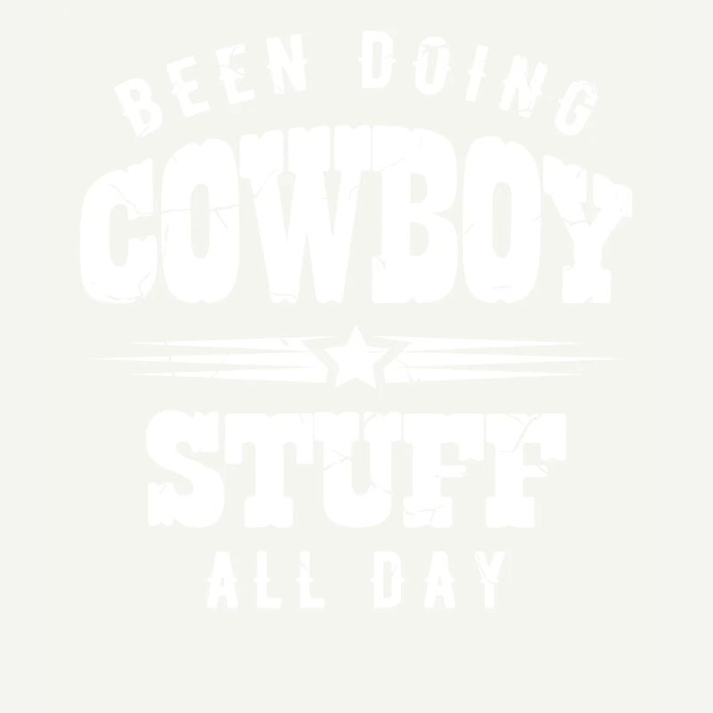 I've been doing cowboy stuff all day bull
