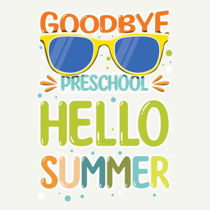 Bye Preschool Happy Last Class Teacher Student