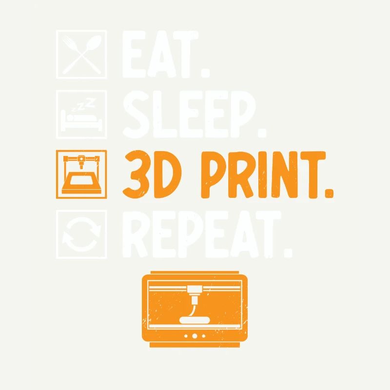 Alimentation Sommeil Impression 3D Buse Répéter Impression 3D