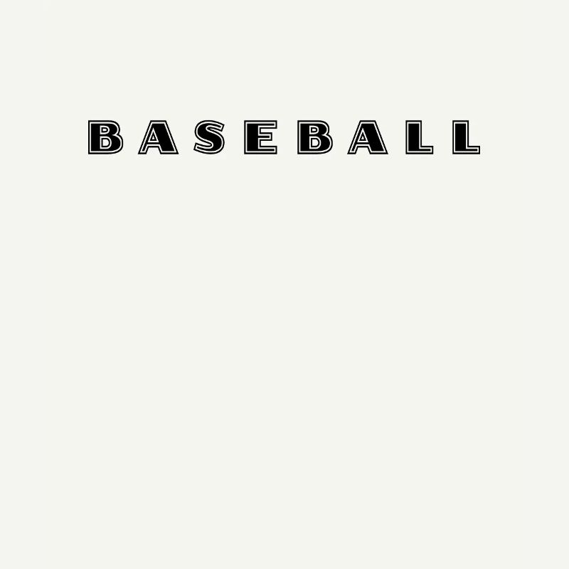 Baseball Schriftzug