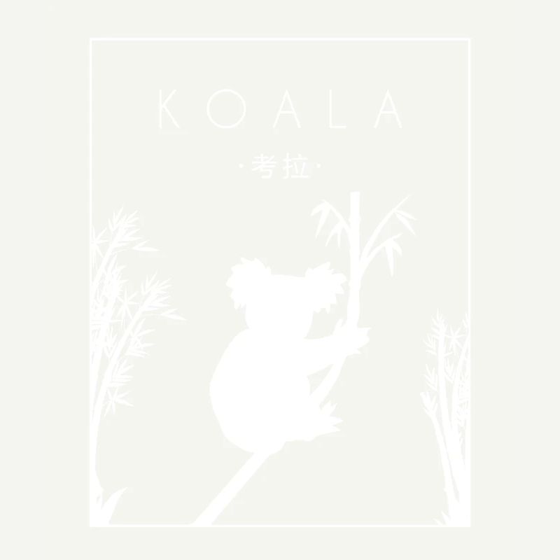 Koala Chinesisch Hanzi Koalabär Phascolarctos
