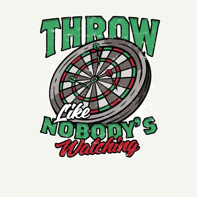 Dart Player Throw Like Nobody's Watching